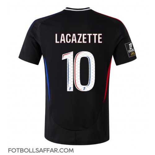 Olympique Lyonnais Alexandre Lacazette #10 Bortatröja 2024-25 Kortärmad